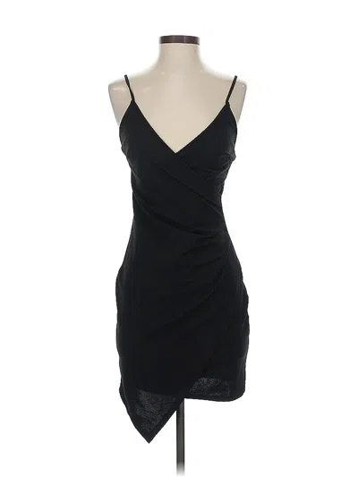 Pre-owned Unbranded Cocktail Dress In Black