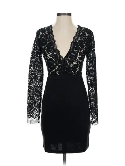 Pre-owned Unbranded Cocktail Dress In Black