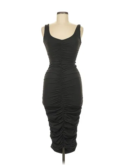 Pre-owned Unbranded Cocktail Dress In Black