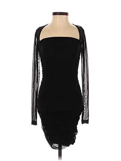 Pre-owned Unbranded Cocktail Dress In Black