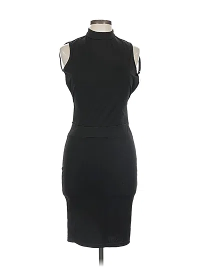 Pre-owned Unbranded Cocktail Dress In Black