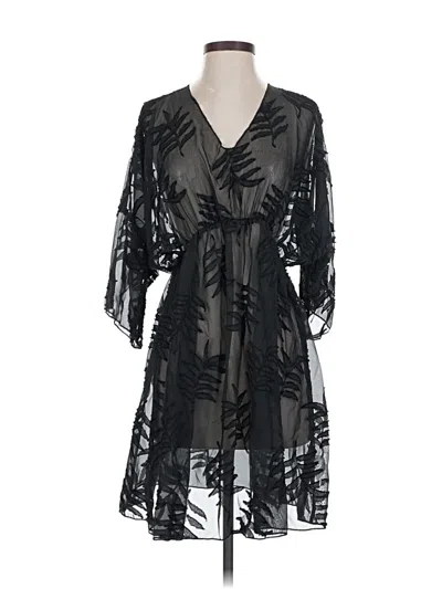 Pre-owned Unbranded Cocktail Dress In Black