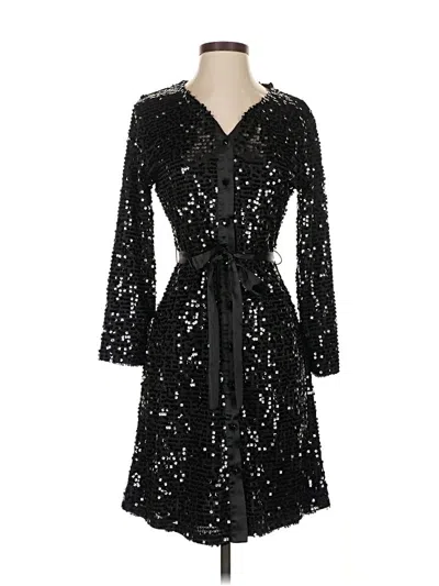 Pre-owned Unbranded Cocktail Dress In Black