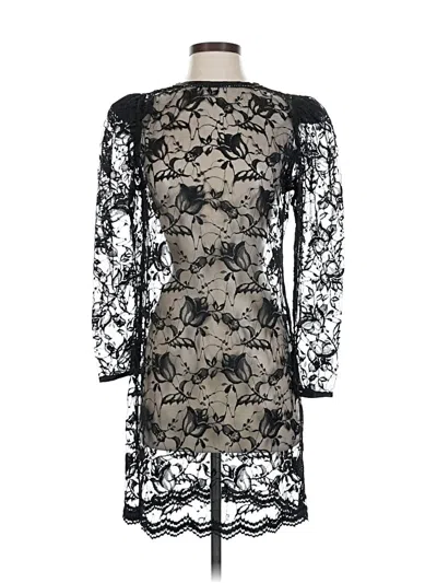 Pre-owned Unbranded Cocktail Dress In Black