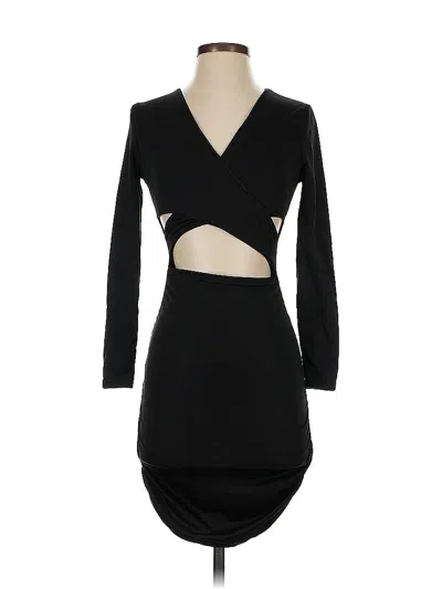 Pre-owned Unbranded Cocktail Dress In Black