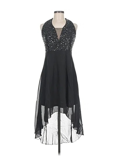 Pre-owned Unbranded Cocktail Dress In Black