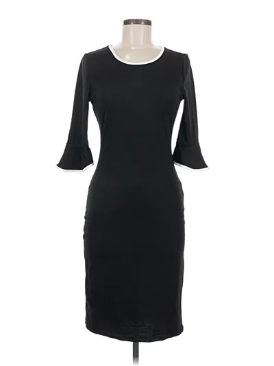 Pre-owned Unbranded Cocktail Dress In Black