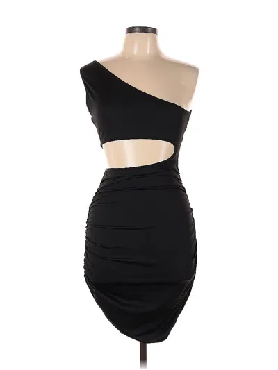 Pre-owned Unbranded Cocktail Dress In Black