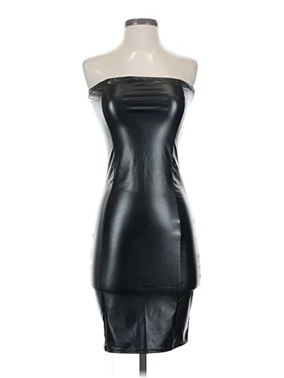Pre-owned Unbranded Cocktail Dress In Black