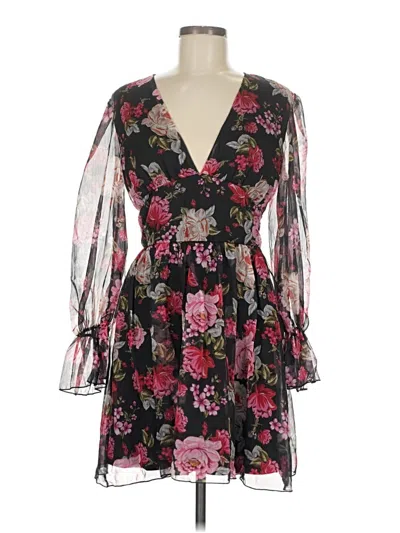 Pre-owned Unbranded Cocktail Dress In Black