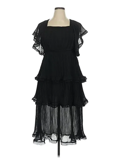 Pre-owned Unbranded Cocktail Dress In Black