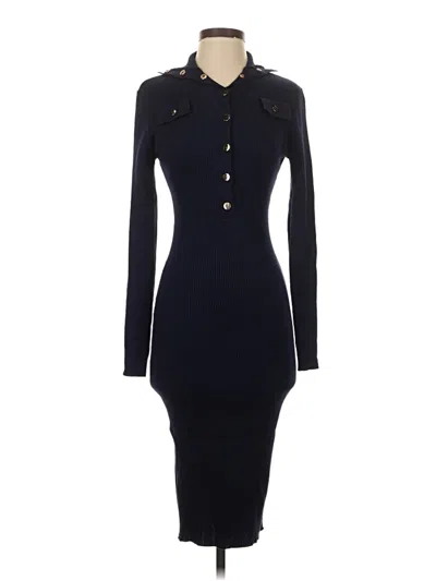 Pre-owned Unbranded Cocktail Dress In Black