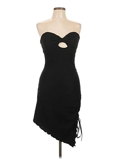 Pre-owned Unbranded Cocktail Dress In Black