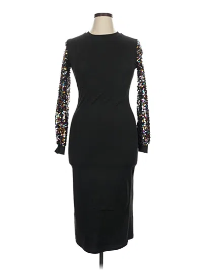 Pre-owned Unbranded Cocktail Dress In Black