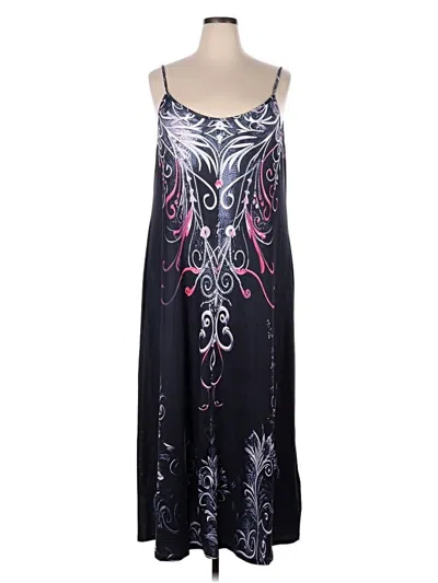 Pre-owned Unbranded Cocktail Dress In Black