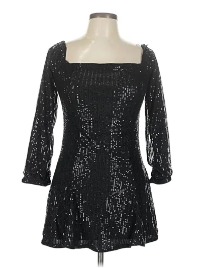 Pre-owned Unbranded Cocktail Dress In Black