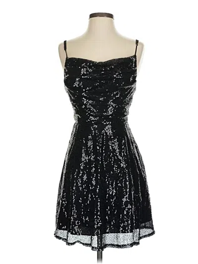 Pre-owned Unbranded Cocktail Dress In Black