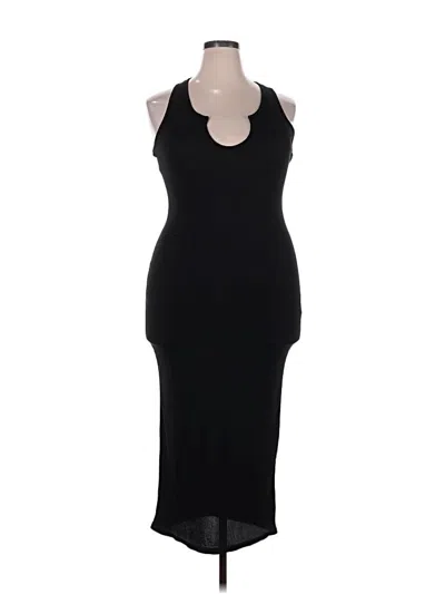 Pre-owned Unbranded Cocktail Dress In Black