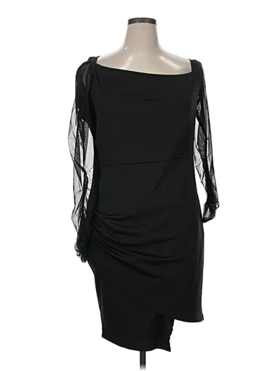 Pre-owned Unbranded Cocktail Dress In Black