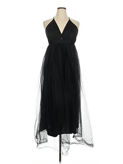 Pre-owned Unbranded Cocktail Dress In Black