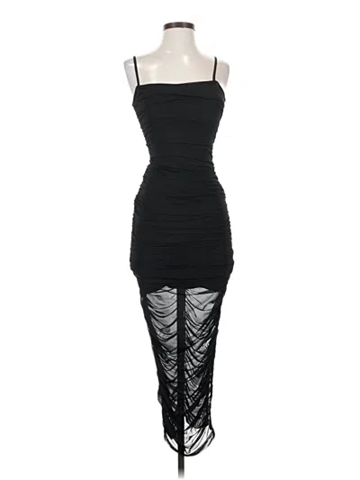 Pre-owned Unbranded Cocktail Dress In Black