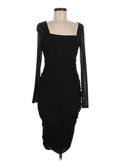 Pre-owned Unbranded Cocktail Dress In Black