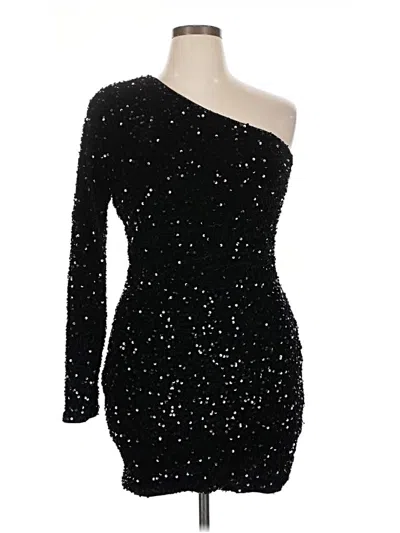Pre-owned Unbranded Cocktail Dress In Black