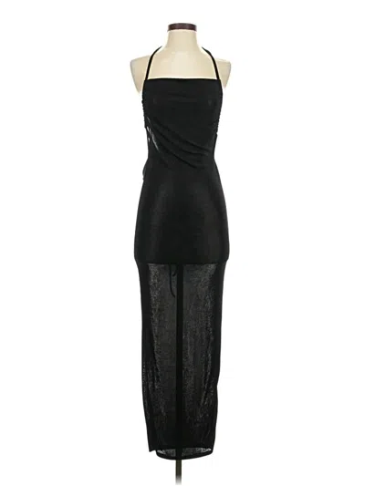 Pre-owned Unbranded Cocktail Dress In Black
