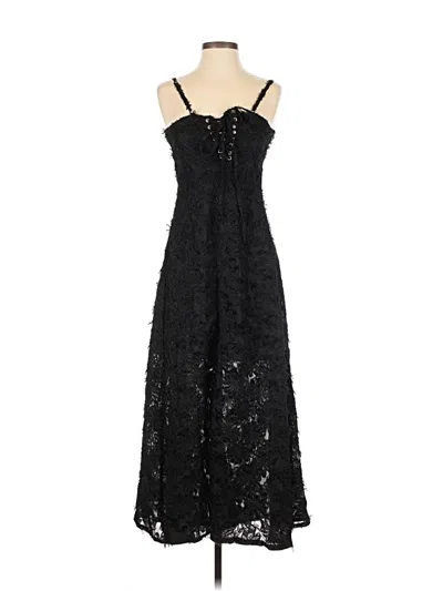 Pre-owned Unbranded Cocktail Dress In Black