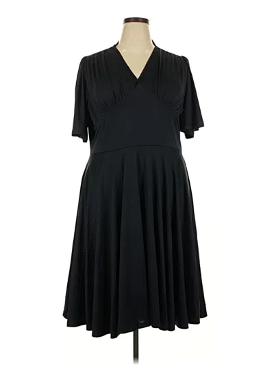 Pre-owned Unbranded Cocktail Dress In Black