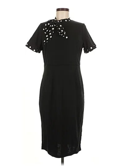 Pre-owned Unbranded Cocktail Dress In Black