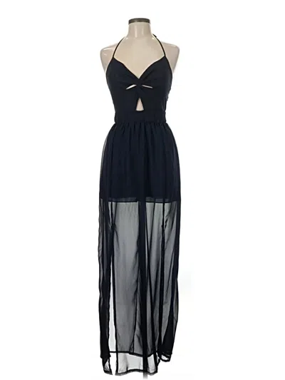 Pre-owned Unbranded Cocktail Dress In Black