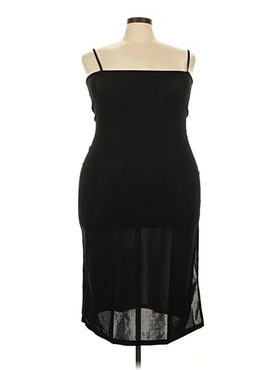 Pre-owned Unbranded Cocktail Dress In Black