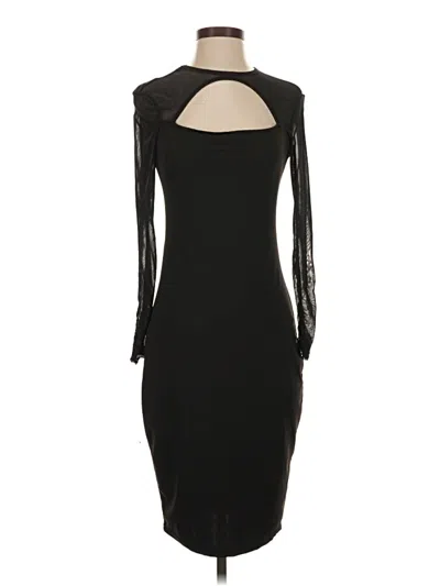 Pre-owned Unbranded Cocktail Dress In Black