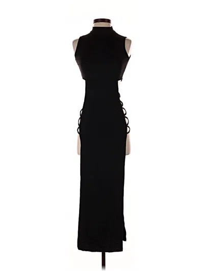 Pre-owned Unbranded Cocktail Dress In Black