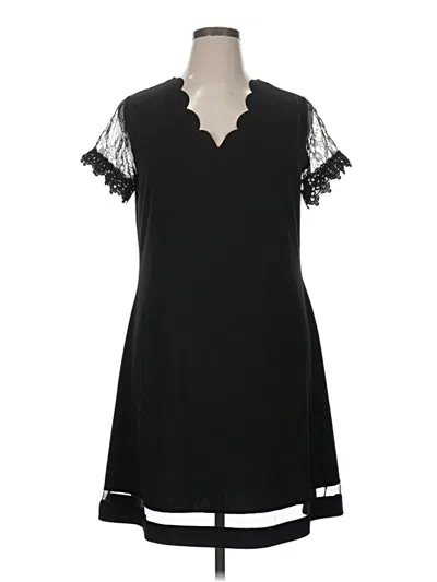 Pre-owned Unbranded Cocktail Dress In Black