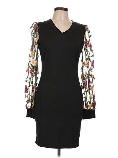 Pre-owned Unbranded Cocktail Dress In Black