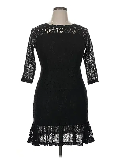 Pre-owned Unbranded Cocktail Dress In Black