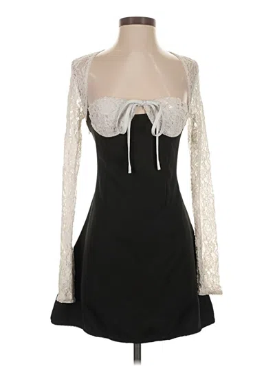 Pre-owned Unbranded Cocktail Dress In Black