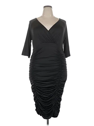 Pre-owned Unbranded Cocktail Dress In Black