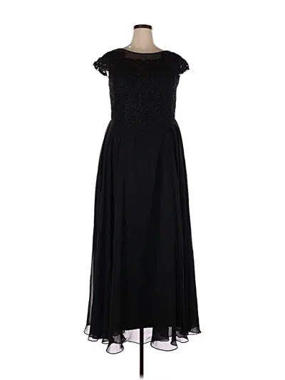 Pre-owned Unbranded Cocktail Dress In Black