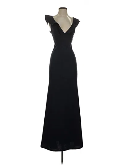 Pre-owned Unbranded Cocktail Dress In Black