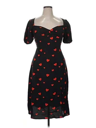 Pre-owned Unbranded Cocktail Dress In Black