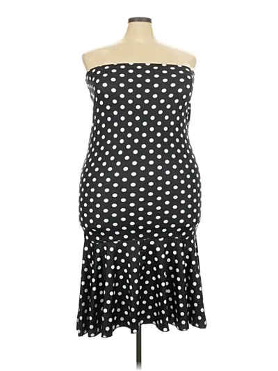 Pre-owned Unbranded Cocktail Dress In Black
