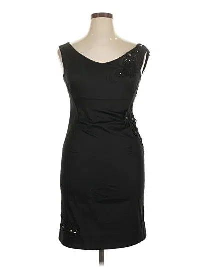 Pre-owned Unbranded Cocktail Dress In Black