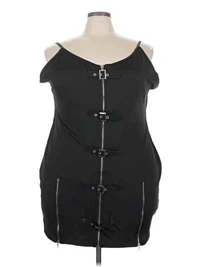 Pre-owned Unbranded Cocktail Dress In Black