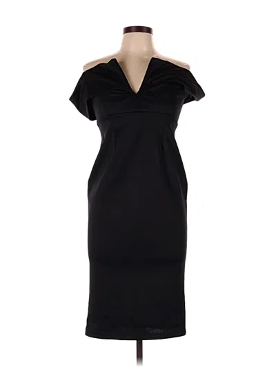 Pre-owned Unbranded Cocktail Dress In Black