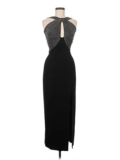 Pre-owned Unbranded Cocktail Dress In Black