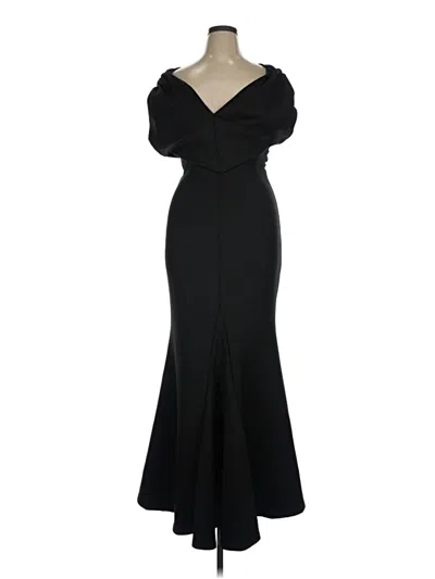 Pre-owned Unbranded Cocktail Dress In Black