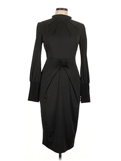 Pre-owned Unbranded Cocktail Dress In Black